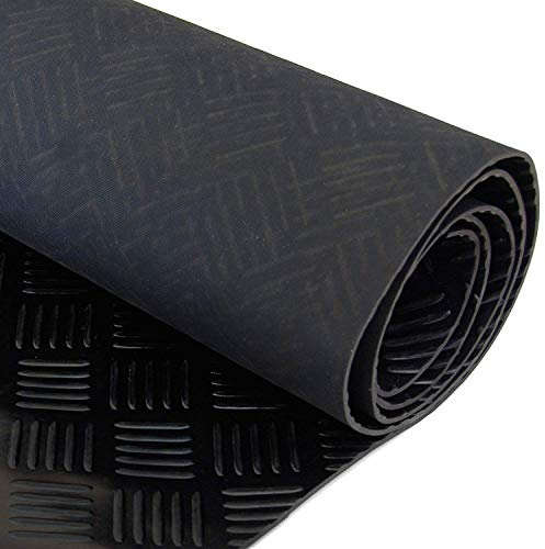 6m x 1.5m | 5 Bar Rubber Garage Flooring Matting | 16 Sizes to Choose from on This Listing | 3mm Thick Floor Mat | A Grade | 19ft 7 x 4ft 9 | 236 x 57 Inches | 600 x 150cm