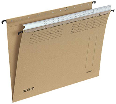 Esselte Leitz Hängemappe ALPHA®, Organisationsleiste, Natronkarton, naturbraun