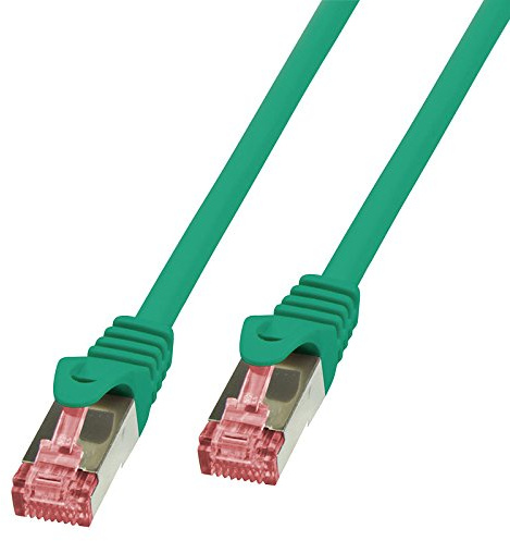 BIGtec Lan Kabel 30m Netzwerkkabel Ethernet Internet Patchkabel CAT.6 grün Gigabit SFTP doppelt geschirmt für Netzwerke Modem Router Switch 2 x RJ45 kompatibel zu CAT.5 CAT.6a CAT.7 Stecker