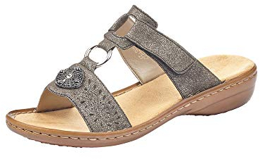 Rieker 608K1 damsandaletter, Grå Stromboli 45, 39 EU