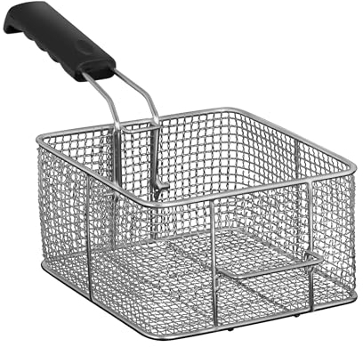 Royal Catering - RCEF-13 - Cesta de recambio en acero inoxidable - 13 Litros - Mango incluído