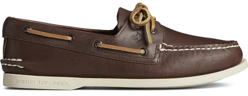 Sperry Herr A/O 2 ögon-Varsity båtsko, BRUN, 44 EU