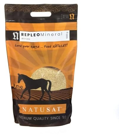 Natusat Repleo Mineral 5 Kg für Pferde - Stoffwechselprobleme, Mineralfutter für Pferde, Pferdefutter
