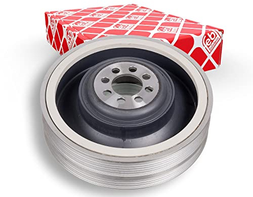 febi bilstein 36943 Riemenscheibe (entkoppelt) für Kurbelwelle, 1 Stück | Kompatibel mit: AUDI A4 B5, A4 B5 Avant, A4 B6, A4 B6 Avant, A4 B6 Cabriolet, A4 B7, A4 B7 Avant, A6 C5, A6 C5 Avant, A8 D2