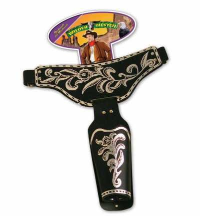 Revolvergürtel für Erwachsene ca. 115 cm, Karneval, Accessoire, Cowboy, Sheriff, Schnalle Holster, Revolverholster, Pistolenholster, Gürteltasche, Wilder Westen, Westen, Wild West, Cowboy und Indianer, Rollenspiele, Gürtelholster, Pistolentasche Revolvertasche, Kostümzubehör, Kunstledergürteltasche