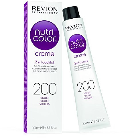 REVLON PROFESSIONAL Nutri Color Crème Soin Couleur Repigmentant 200 Violet, 100ml