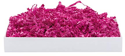 SizzlePak 610, Fuchsia, magenta Füllmaterial und Polsterpapier zum Füllen, Polstern, Ausstopfen, Dekorieren von Geschenk-Verpackungen, Deko - 1 kg