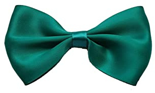 Papillon per bambini e ragazzi, pre-annodato, in raso, tinta unita, per feste di nozze, regolabile, formale, papillon elastico, Turchese, M