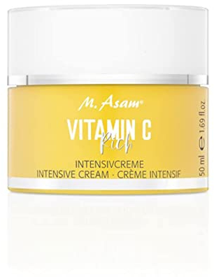 M. Asam Vitamin C Rich Intensivcreme (50ml) – Gesichtscreme mit wertvollen Ölen & Vitamine für ein strahlendes Hautbild, Effektive Anti-Aging Wirkung durch Vitamin B3
