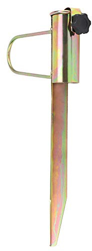 Tyenaza Strandschirm Sand Anker - Spike Sonnenschirm Halter, Eisen Strand Sonnenschirmständer für 28-32cm Strand Angeln Garten Outdoor