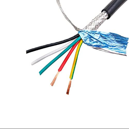 Wire and Cable 17AWG 1mm2 Multi-core Shielded Cable R 5 cores 3 Meters