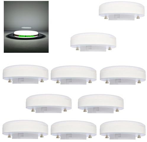 GX53 LED kaltweiß 6500k 8W 720lm Nicht dimmbar Menge: 10 Stk