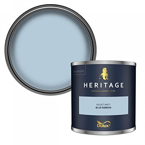 Dulux Trade Heritage Velvet Matt Emulsion Blue Ribbon - 1ltr