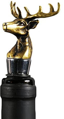 Deer Antler Wine Bottle Stopper for Bar Bartender Men and Women,Thanksgiving,Hallowmas,Christmas