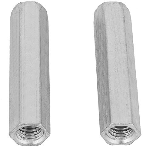 M10x60mm Verbindungsmuttern Langmuttern Gewindehülsen Distanzmuffen Gewindemuffen Sechskant galv. Verzinkt Gewindemuffe Langmutter Distanzmutter Lange Sechskantmutter