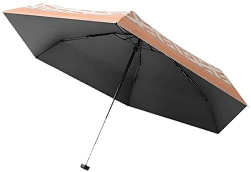 DUXEDO Ombrello da Viaggio, ombrellone da Spiaggia, Lettera f Ombrello Pieghevole Portatile Ultraleggero e Compatto con Protezione Solare Mini sungine (Color : White 6 Bone)