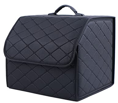 ELHEE Kofferraumtaschen Kompatibel mit für SMART forfour fortwo 450 451 453 Kofferraum Organizer Taschen Aufbewahrungsbox,S-A-Black