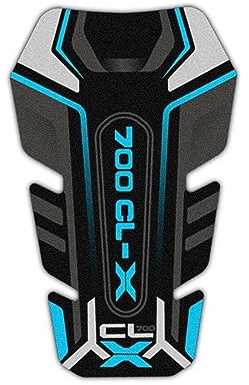 JAYWIS Accessoires de moto autocollant autocollant gazole réservoir de carburant étui de protection antidérapant pour CFMOTO 700CLX CL-X700 clx700 Protège-réservoir anti-rayures (Couleur : 2, Taille