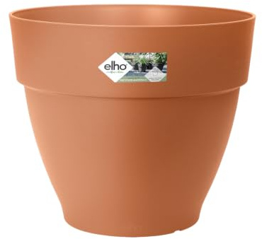elho Vibia Campana 65cm Blumentopf - Terra | Ø 65 x H 56 cm | Für den Außenbereich geeignet | 100 % recycelter Kunststoff