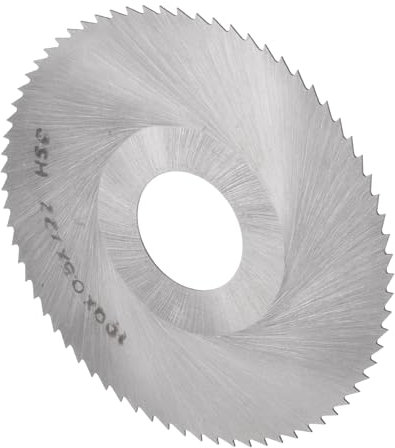 CoCud Kreissägeblatt, 100mm Durchmesser, 27mm Aufnahme, 0,5mm dick, 72 Zähne, 6542 Hochgeschwindigkeitsstahl (HSS), Holzsägeblatt für Tischkreissägen für Metall, Holz, Kunststoff