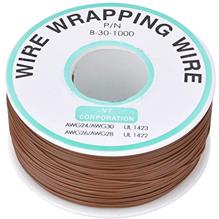 ANKROYU Wickeldraht, verzinnter Kupfer-Überbrückungsdraht, 30 AWG 300 m Wickel-Überbrückungsdraht, Reparaturzubehör für Leiterplatten für Motherboards
