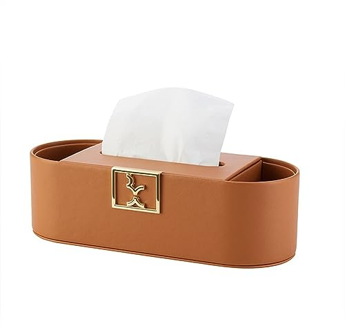 Kosmetiktücher Box Desktop-Dekoration, Taschentuchbox, Esszimmer-Schubladenbox, Wohnzimmer mit Fernbedienung, Aufbewahrungsbox für Esszimmer Badezimmer Schlafzimmer(A)