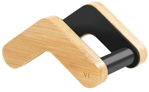 ENO MUSIC Portable Wood Floor Stand Solid Wood Concert Ukuleles Saprano Ukuleles Stand for 4 Strings Small Guitars