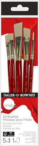 Daler Rowney Simply Ölpinsel-Set, 5-teilig