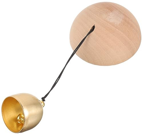 Tofficu Timbre De Madera Para Puerta De Entrada Decorativo Timbre De Viento Para Hogar