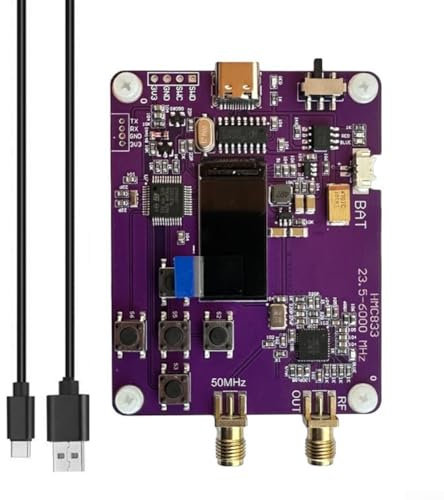23 5MHz al generatore di 6000MHz rf con per l'esposizione oled e le funzioni regolabili dell'alimentazione elettrica