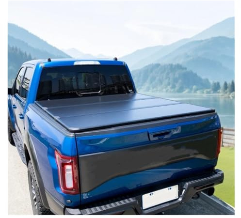 Lhdktee Auto Laderaumabdeckung Cargo Cover Harte, Dreifach Faltbare Laderaumabdeckung Für Dodge Für Ram 1500 (5,7 Fuß) – Außenzubehör