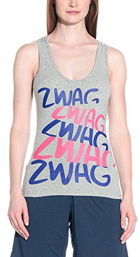 Zumba Fitness Damen WT ZWAG Racerback, Thunderin Gray, XL, RCBT0001 : Z1T00692-THGR