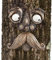Bits and Pieces - 'Old Man' Tree Hugger - Yard Decorations - Whimsical Tree Sculpture - Garden Decoration - Garden Peeker Yard Art