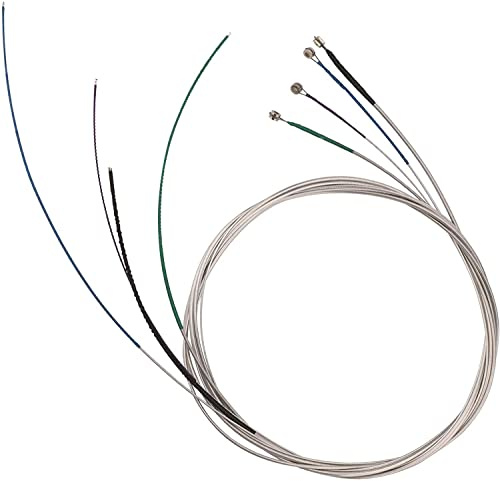 LUTER 4/4 Cello String Universal Set Classic Silver String (ADGC) Steel Core with Nickel-Plated Ball Head for Cello Instrument