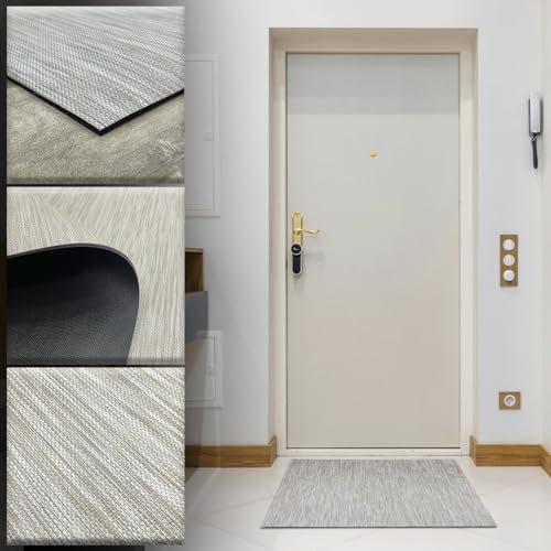 Alfombra Vinilo Trenzado - Exterior e Interior - 60x40 - Cocina, Salón, Recibidor