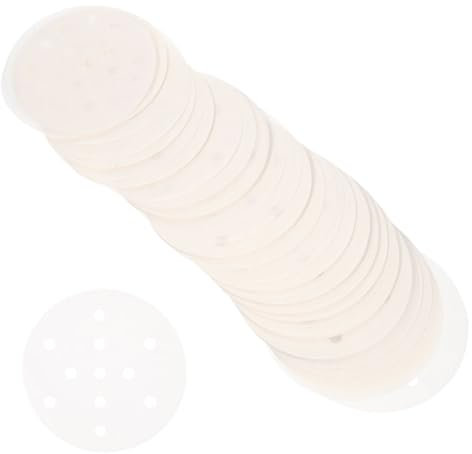 UTHCLO 500 Stück Dampfgarer Papierunterlagen Stoff Antihaft Dampfgarer Papier mit Einfacher Reinigung für Bambusdämpfer und Dampfkissen Geeignet