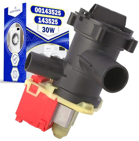 Laugenpumpe 30W Waschmaschine Code 00143525 00145905 00144192 für Siemens | für Bosch für Balay - Garantie 10 Jahre - MONTERAL