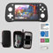 Temoo XF43 Handheld Spielkonsole, 64GB 1,5w+ Spiele Open-Source-Linux-System 30 Emulatoren Retro Handheld, 4,3 Zoll IPS, 3000 Mah Akku Retro Spielekonsole für Jungen und Mädchen (64GB-Schwarz)