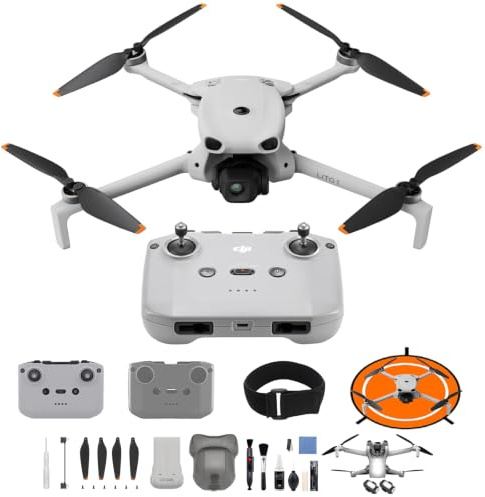 DJI Lito 1 Bundle, drone con fotocamera 4K, rilevamento ostacoli, ActiveTrack, video 4K e foto 8K, leggero e pieghevole, trasmissione video 15km, C0 (Bundle Accessori Multipli)