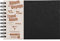 Clairefontaine 781161C Collection Age Bag Un Album de Voyage à Spirale Noir - A5 paysage 21x14,8 cm - 80 Pages - Papier Blanc 120 g Ligné + Papier à Grain Noir 160 g - Couverture Lustrée Grain Cuir