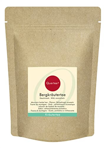 Basischer Kräutertee Bergkräutertee 200 g Basischer Tee mit erfrischend aromatischen Geschmack ohne Aromastoffe von Quertee