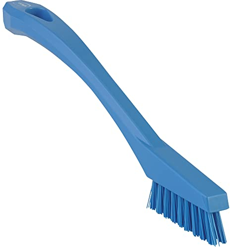 Vikan 44013 Very Hand Detail Brush, Blue, 205 mm Length, 20 mm Width, 40 mm Height