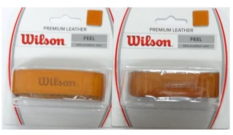 WILSON Grip Premium Leather Marrón 2u