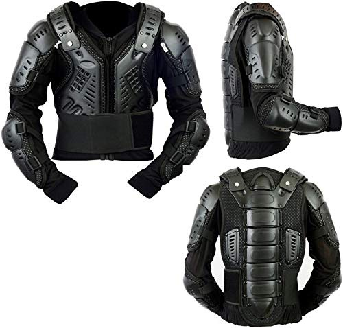 MCW Gear Kids Childrens Body Armour Motocross Motorbike Motorcyle Protection Jacket Motorcycle Body Guard CE Approved Chest Spine Elbow Shoulder Protection (12)