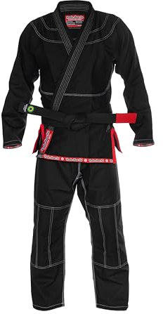 Role Bonito Ultra Leicht BJJ-Gi - Schwarz (A5)