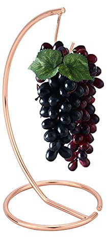 Pro-Noke Modern Banana Tree Holder Multi Purpose Banana Hanger Stand Stainless Steel Banana Hanging Bracket Iron Art Decor for Home or Bar (Rose Gold)