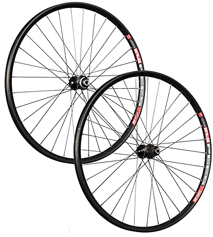 27,5 Zoll Laufradsatz DT533 Hohlkammer Shimano XT Steckachse 15x100 / 12x142 Disc schwarz