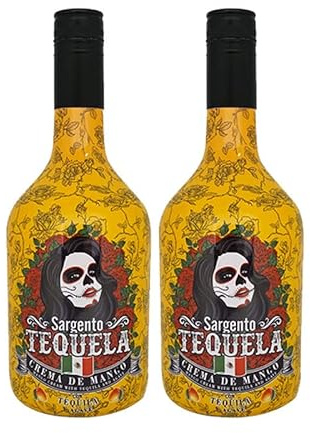 Crema de Mango con Agave Sargento Tequela de 70 cl - Espadafor (Pack de 2 botellas)