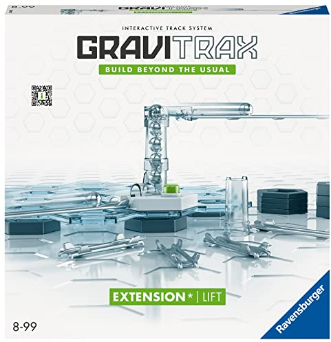 Ravensburger - GraviTrax - Set d'extension Ascenseur 27 pièces - Circuit de Billes - Jeu de Construction créatif - Parcours de Billes à Construire - Dès 8 Ans - Version française - 22419