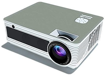 Mini Video Projector,Projector, Home Theater, Office WiFi Practical Projector 1280P Contrast 1500: 1 Stereo Speaker Supports Blu Ray DVD Player/PS3/PS4/Xbox/HDMI Input good